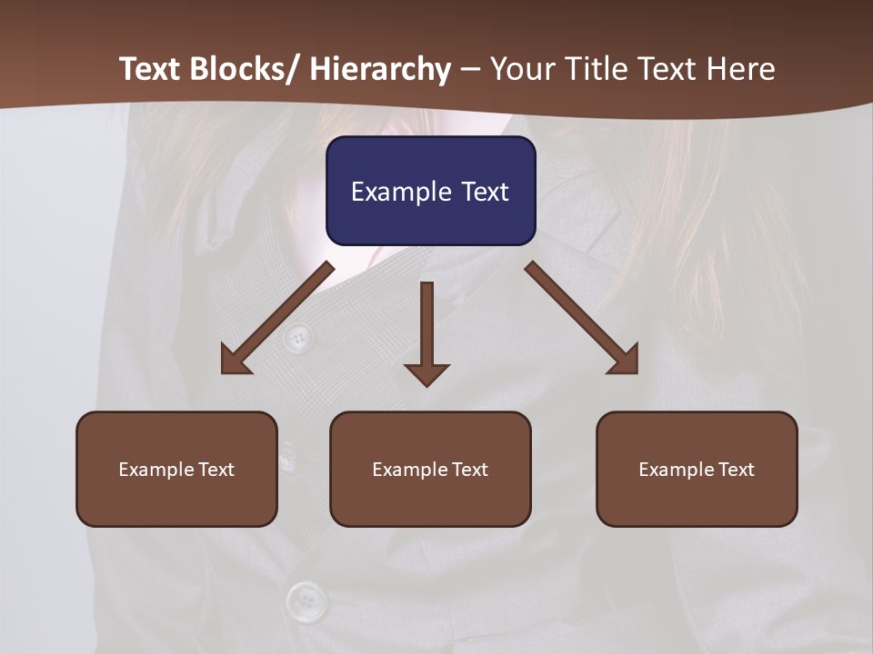 Businesslike White Caucasian PowerPoint Template