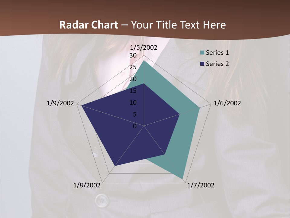 Businesslike White Caucasian PowerPoint Template