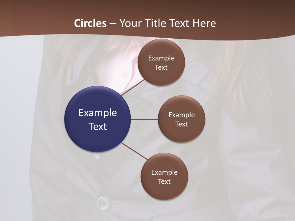 Businesslike White Caucasian PowerPoint Template