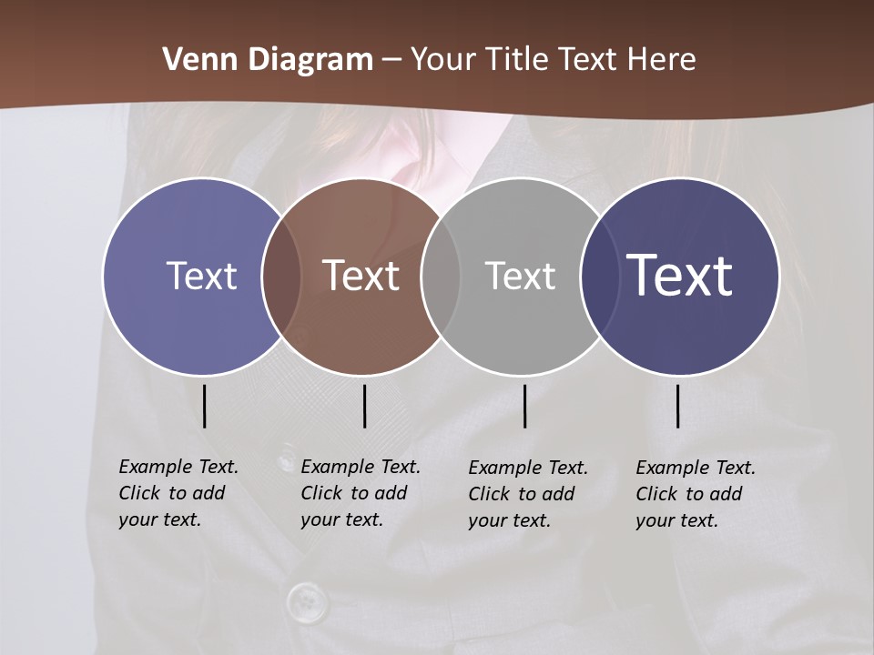 Businesslike White Caucasian PowerPoint Template