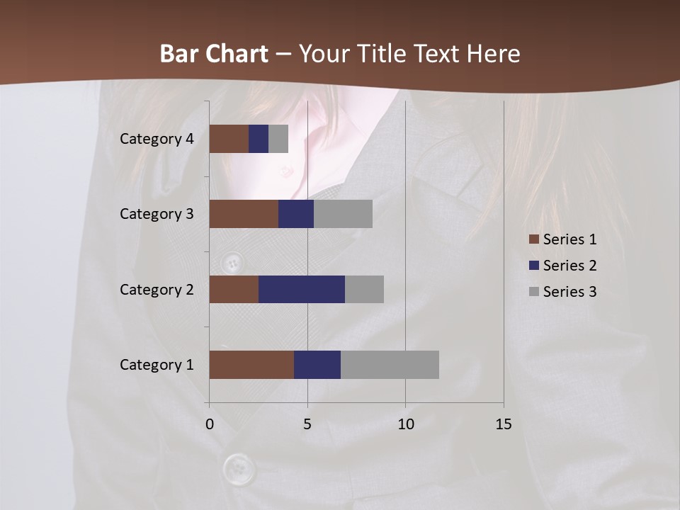 Businesslike White Caucasian PowerPoint Template