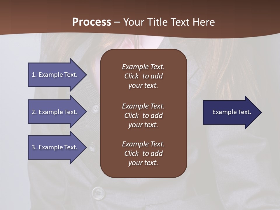 Businesslike White Caucasian PowerPoint Template