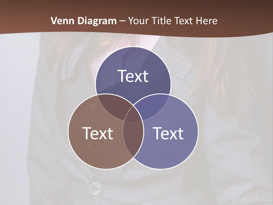 Businesslike White Caucasian PowerPoint Template