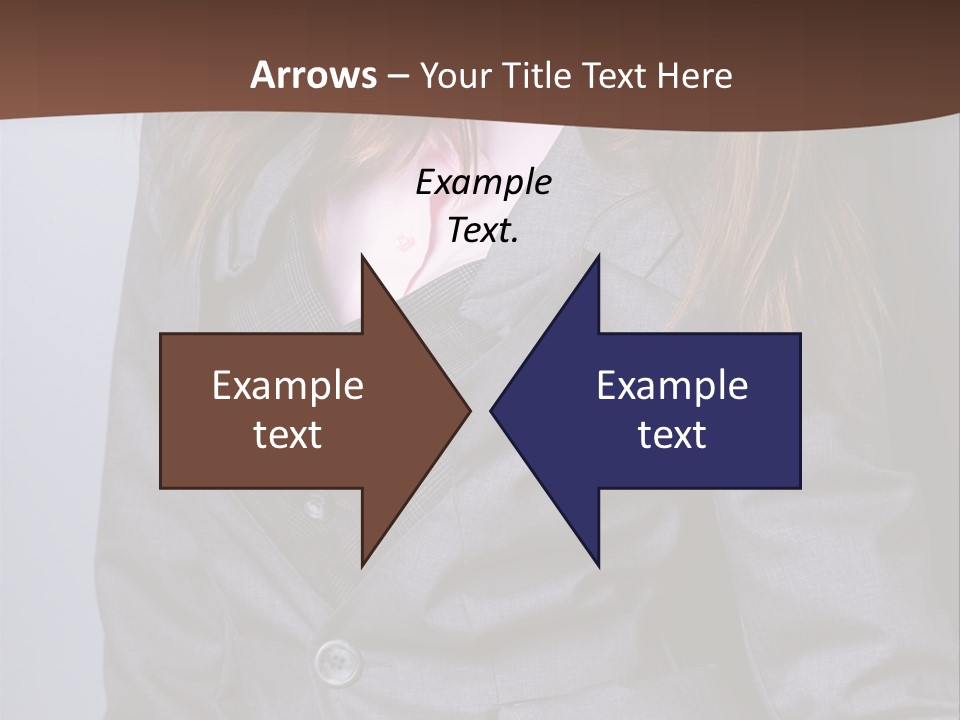 Businesslike White Caucasian PowerPoint Template