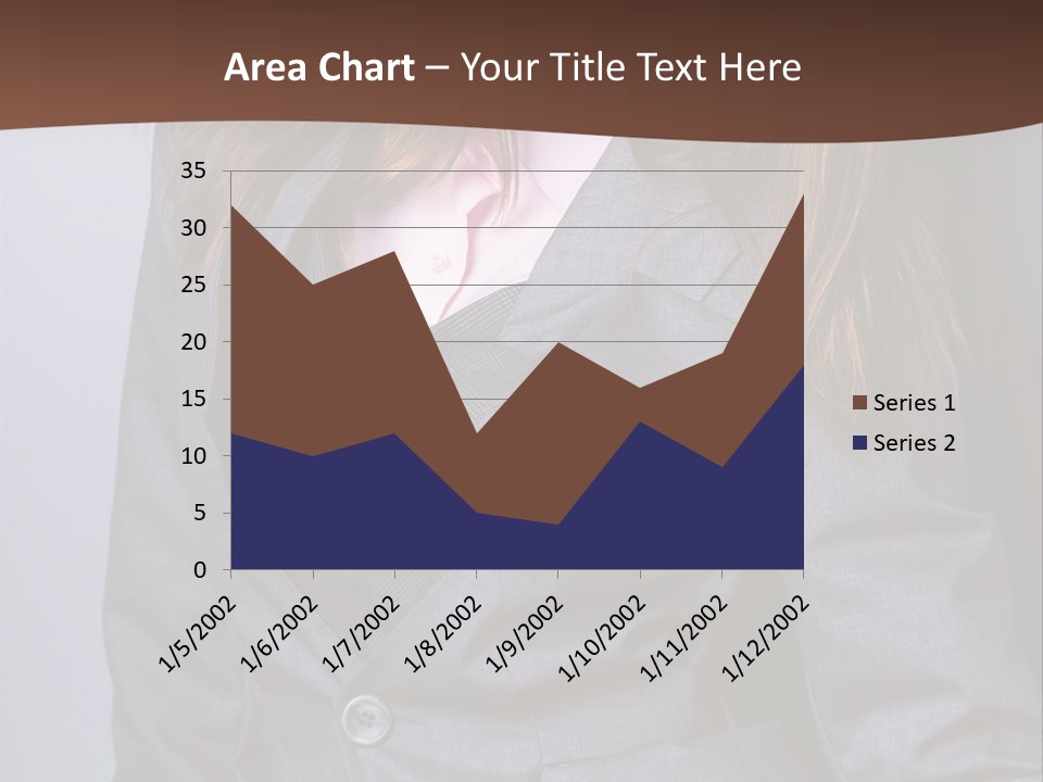 Businesslike White Caucasian PowerPoint Template