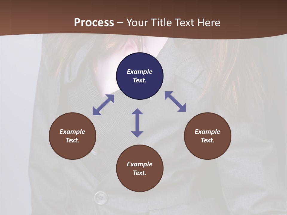 Businesslike White Caucasian PowerPoint Template