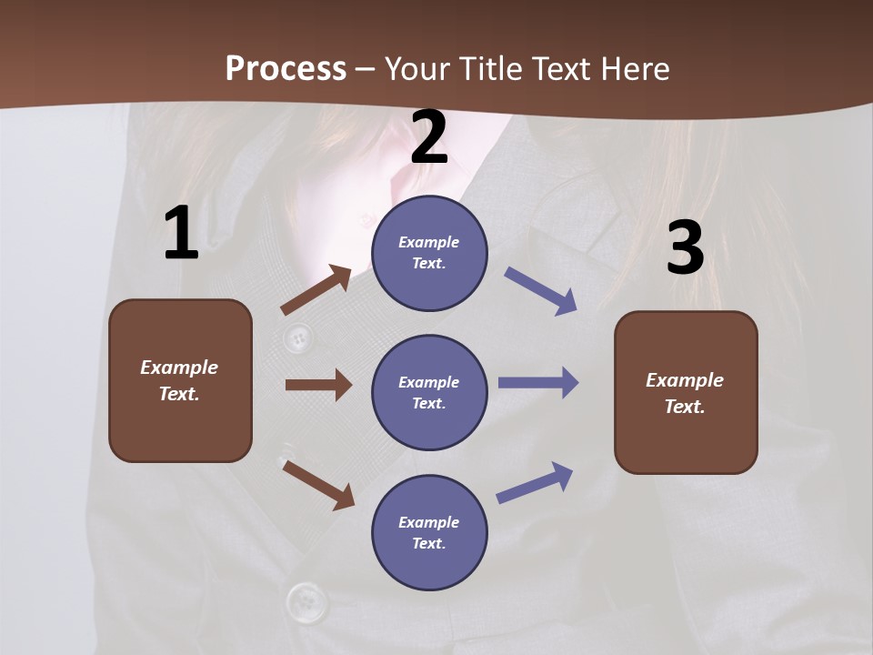 Businesslike White Caucasian PowerPoint Template