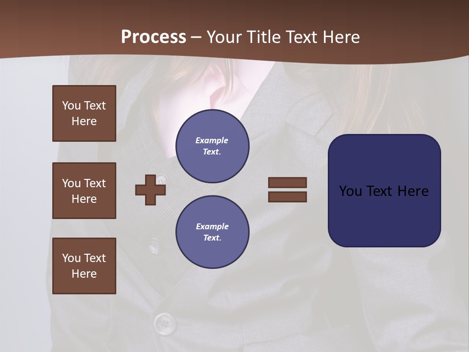 Businesslike White Caucasian PowerPoint Template