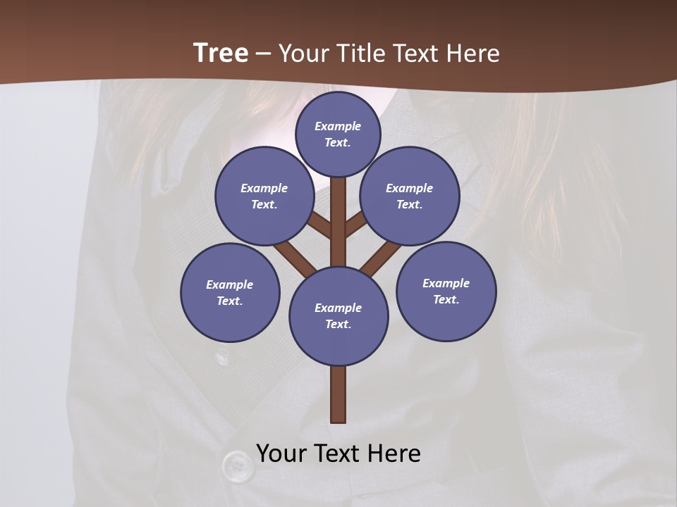 Businesslike White Caucasian PowerPoint Template