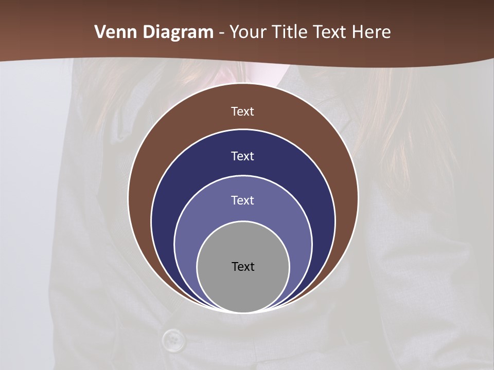 Businesslike White Caucasian PowerPoint Template