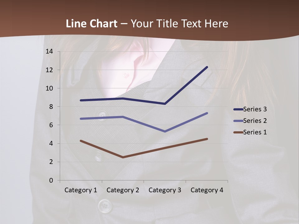 Businesslike White Caucasian PowerPoint Template