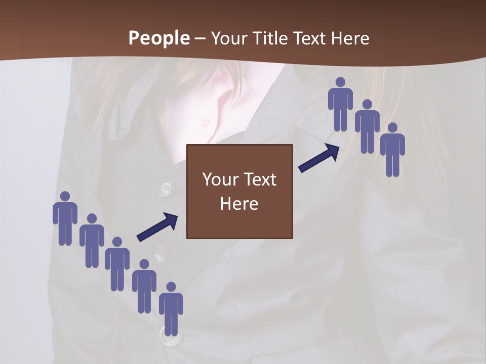 Businesslike White Caucasian PowerPoint Template