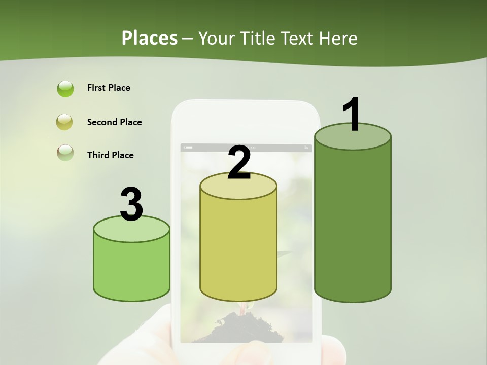 Copy Tree Computer PowerPoint Template