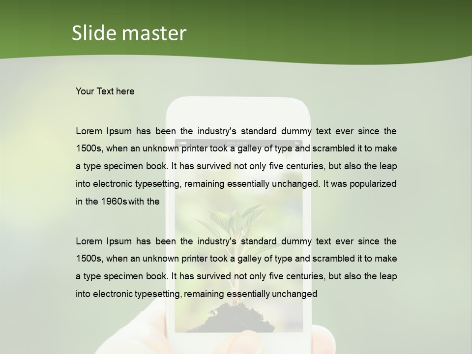 Copy Tree Computer PowerPoint Template