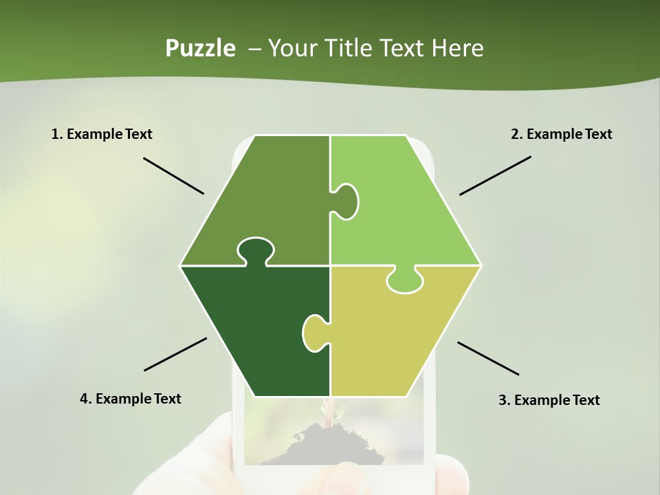 Copy Tree Computer PowerPoint Template