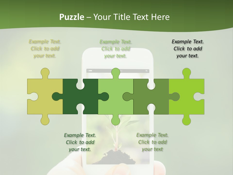 Copy Tree Computer PowerPoint Template