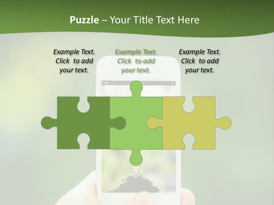 Copy Tree Computer PowerPoint Template