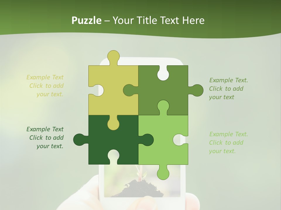Copy Tree Computer PowerPoint Template