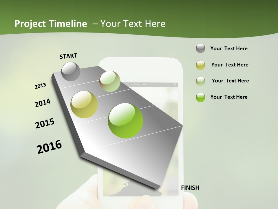 Copy Tree Computer PowerPoint Template