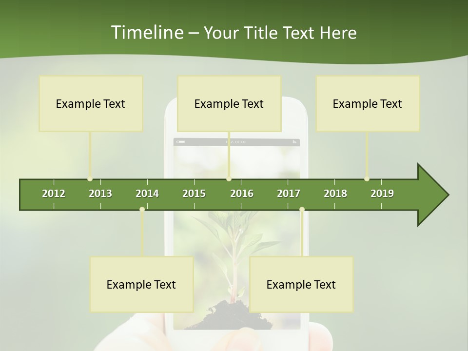 Copy Tree Computer PowerPoint Template