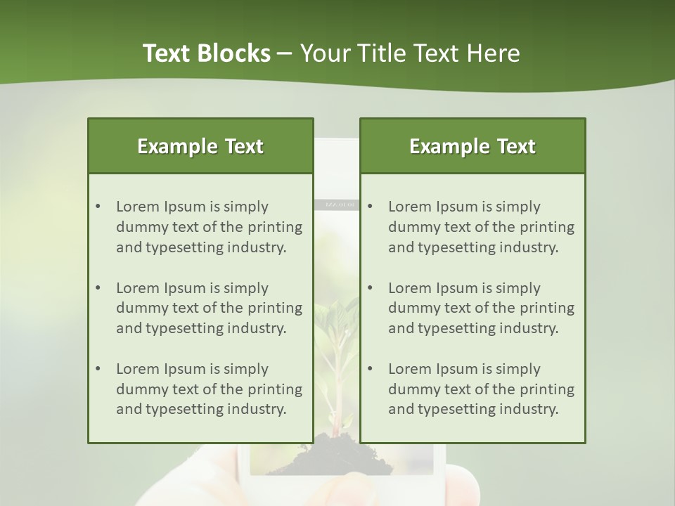Copy Tree Computer PowerPoint Template
