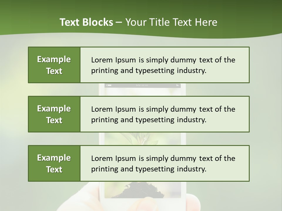 Copy Tree Computer PowerPoint Template