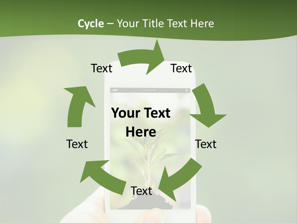 Copy Tree Computer PowerPoint Template