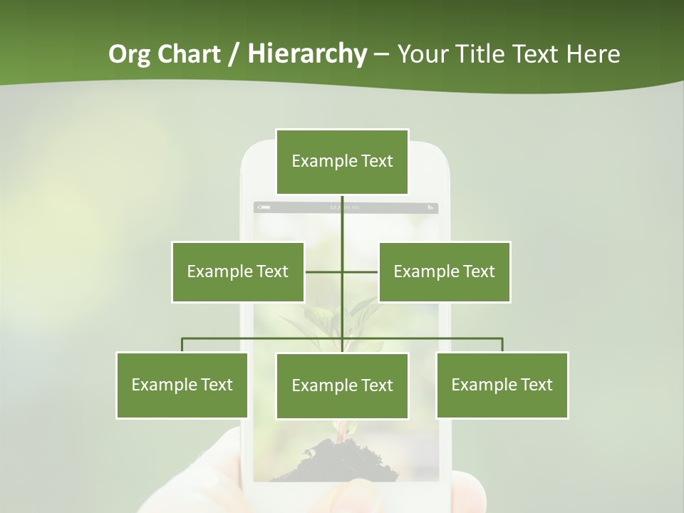Copy Tree Computer PowerPoint Template