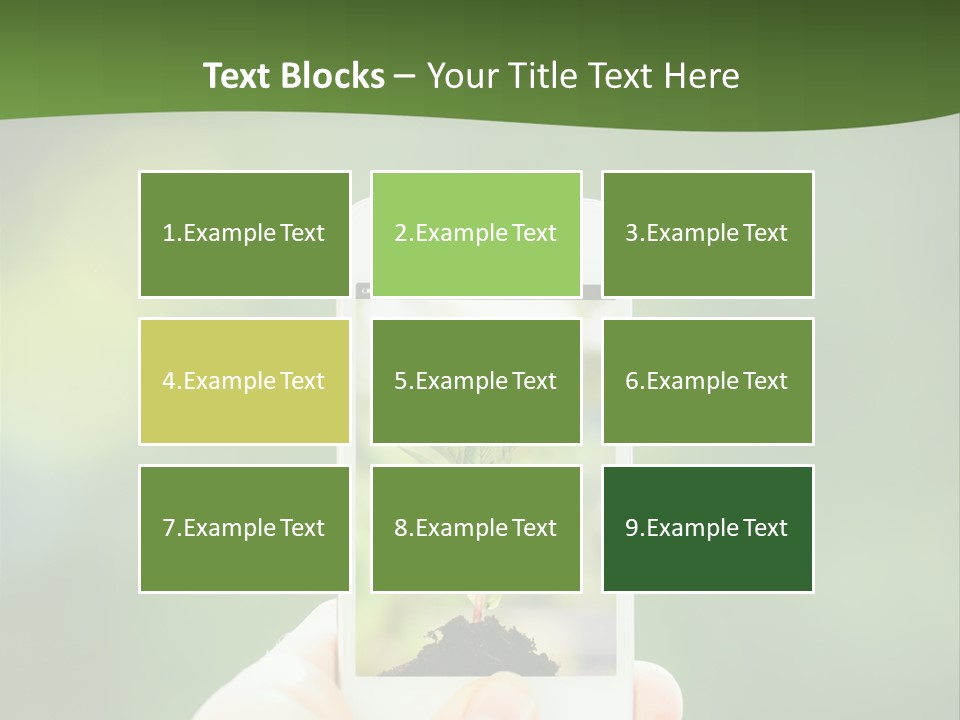 Copy Tree Computer PowerPoint Template