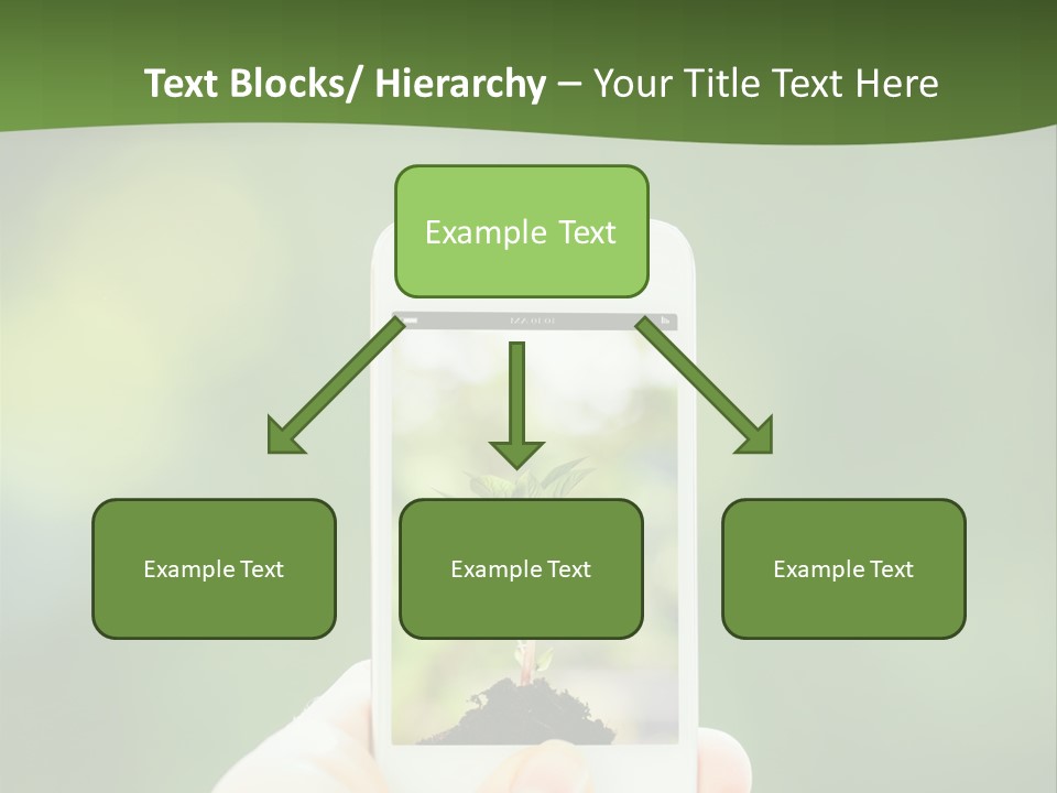 Copy Tree Computer PowerPoint Template