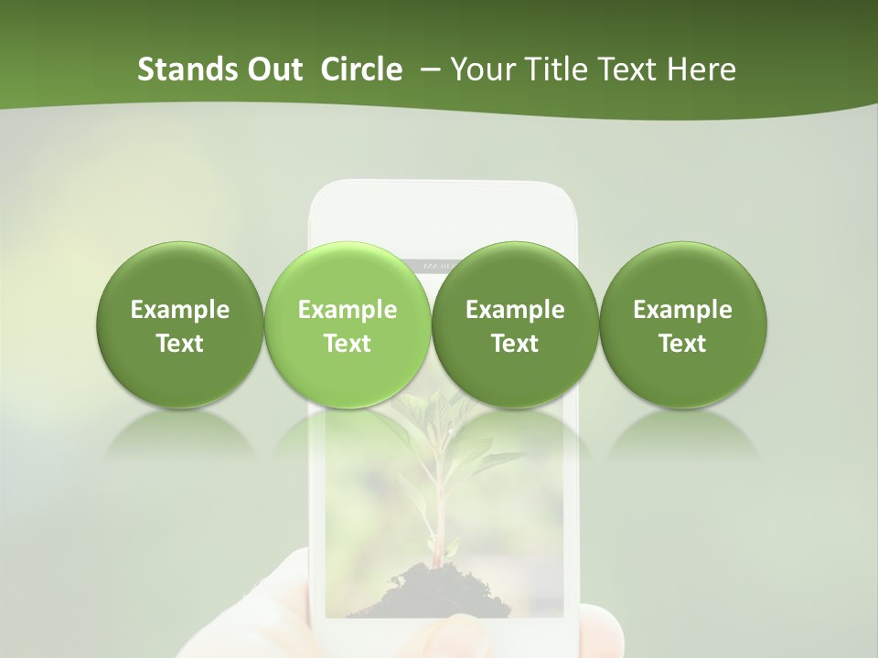 Copy Tree Computer PowerPoint Template