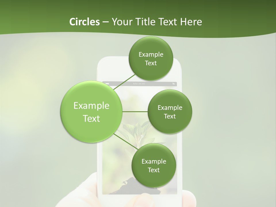 Copy Tree Computer PowerPoint Template