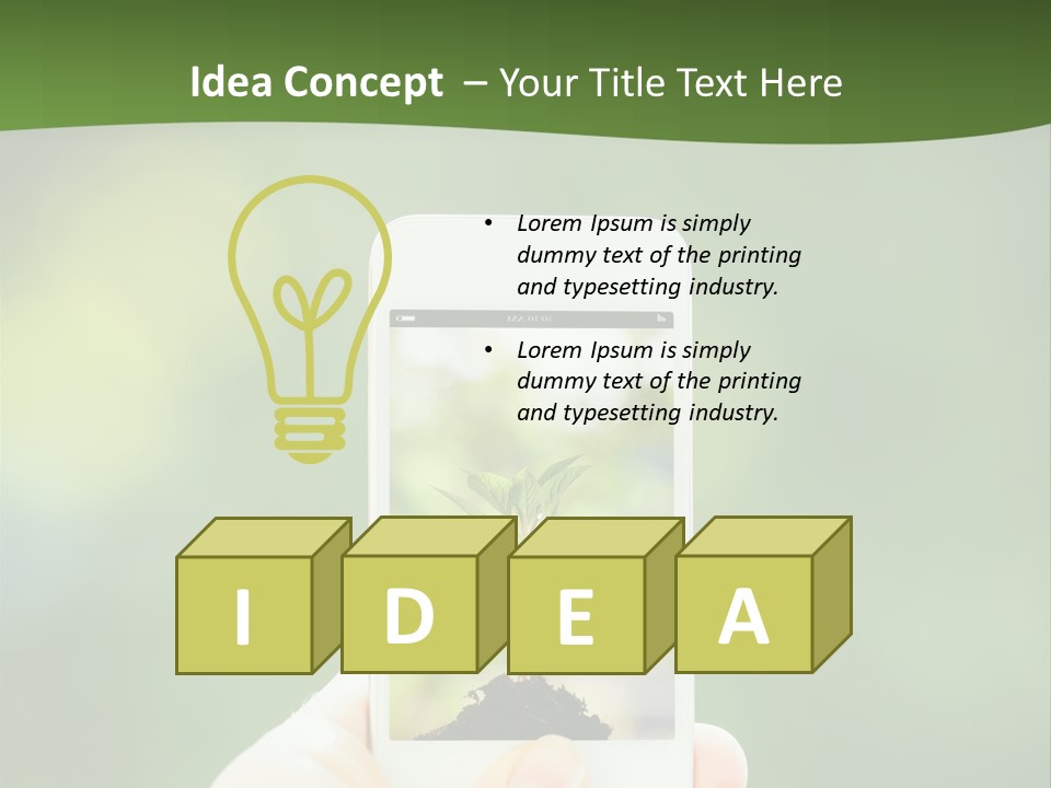 Copy Tree Computer PowerPoint Template