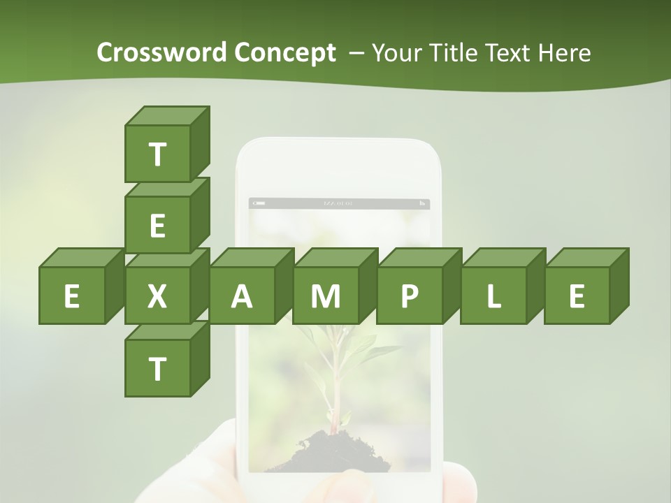 Copy Tree Computer PowerPoint Template