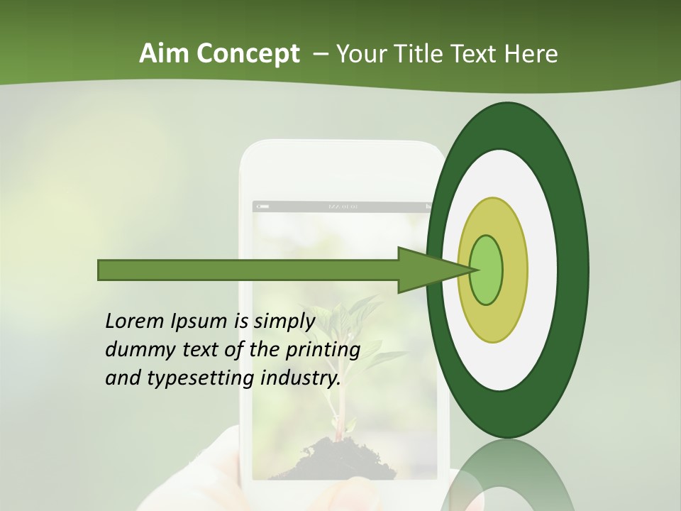 Copy Tree Computer PowerPoint Template