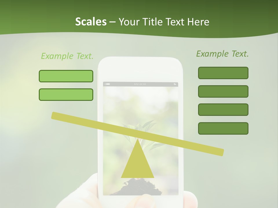 Copy Tree Computer PowerPoint Template