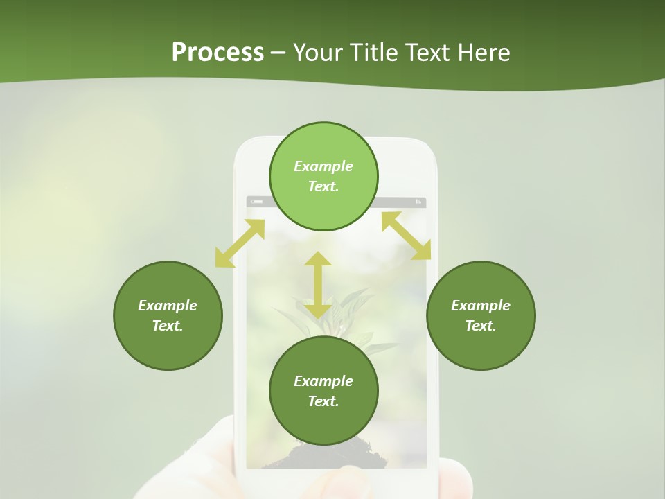 Copy Tree Computer PowerPoint Template