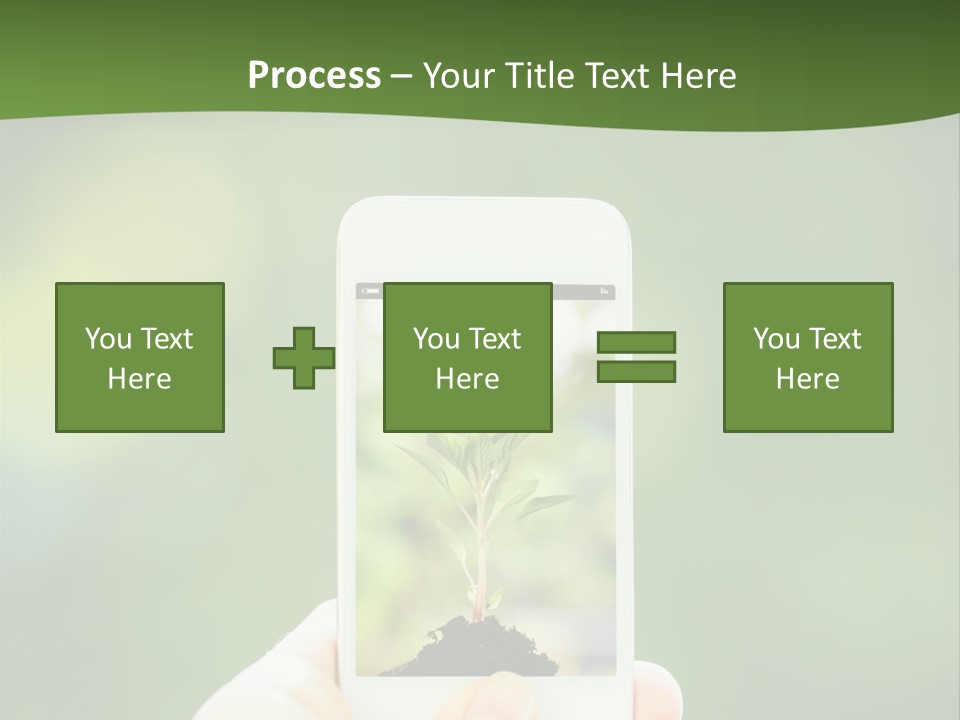 Copy Tree Computer PowerPoint Template