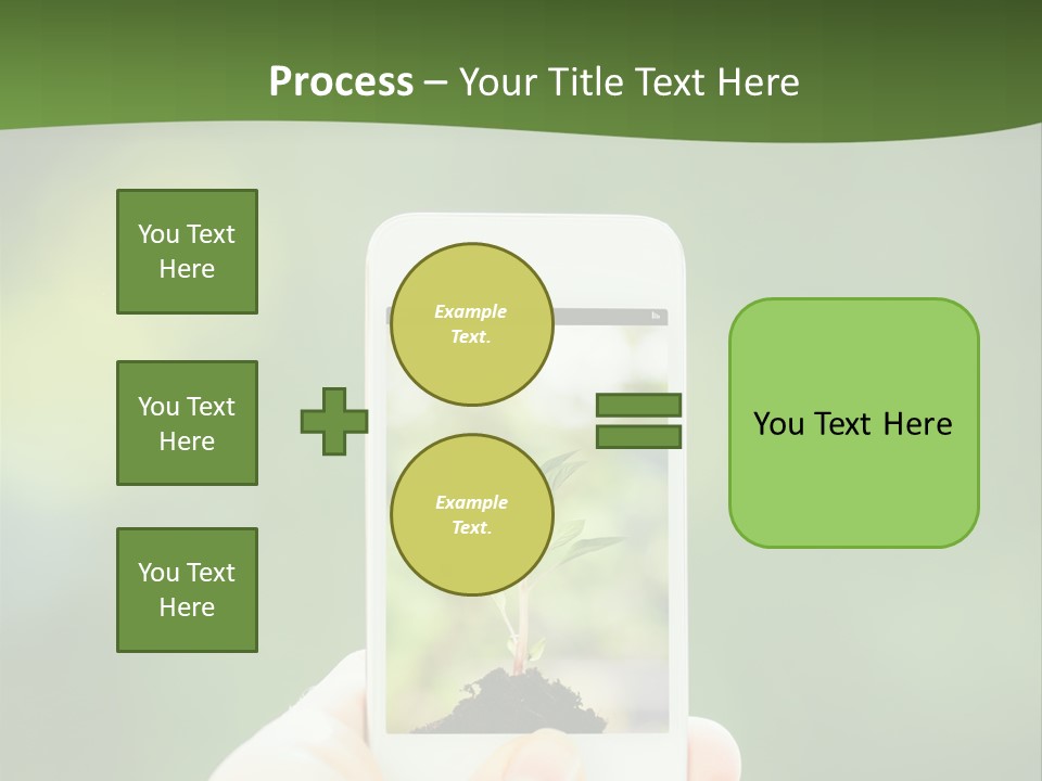 Copy Tree Computer PowerPoint Template