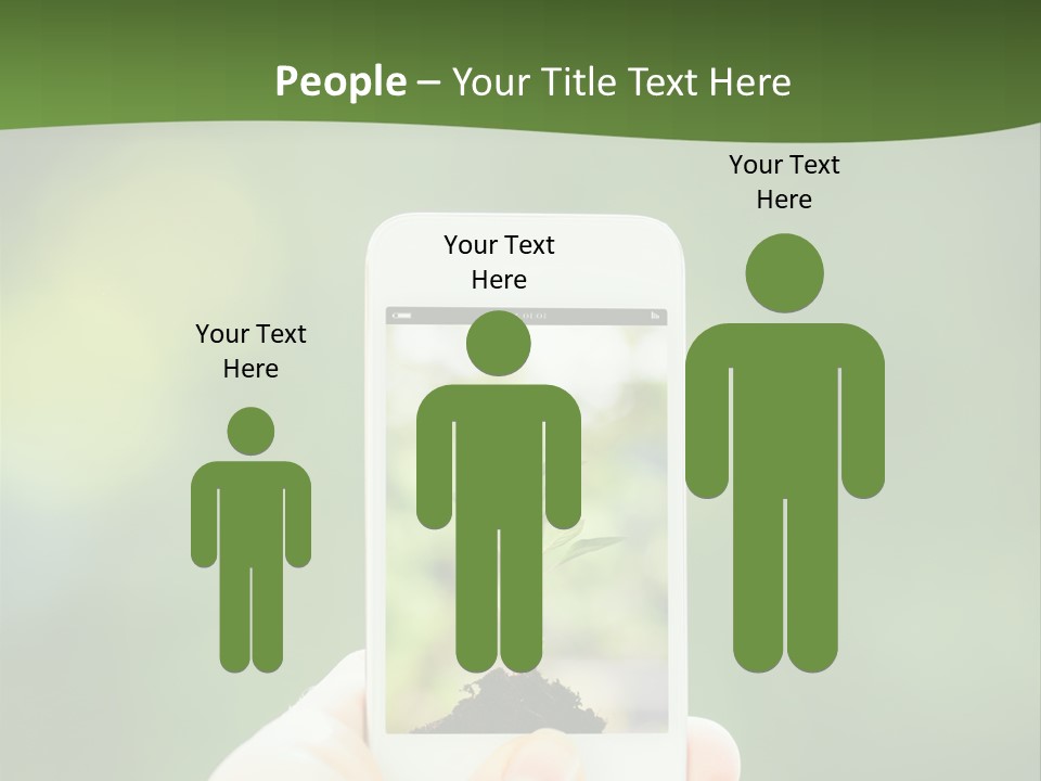 Copy Tree Computer PowerPoint Template
