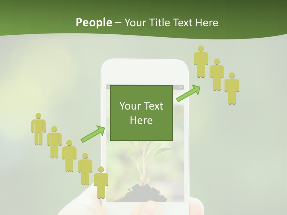 Copy Tree Computer PowerPoint Template