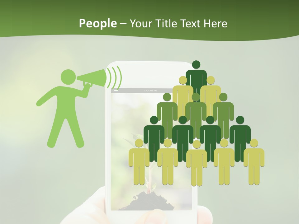 Copy Tree Computer PowerPoint Template