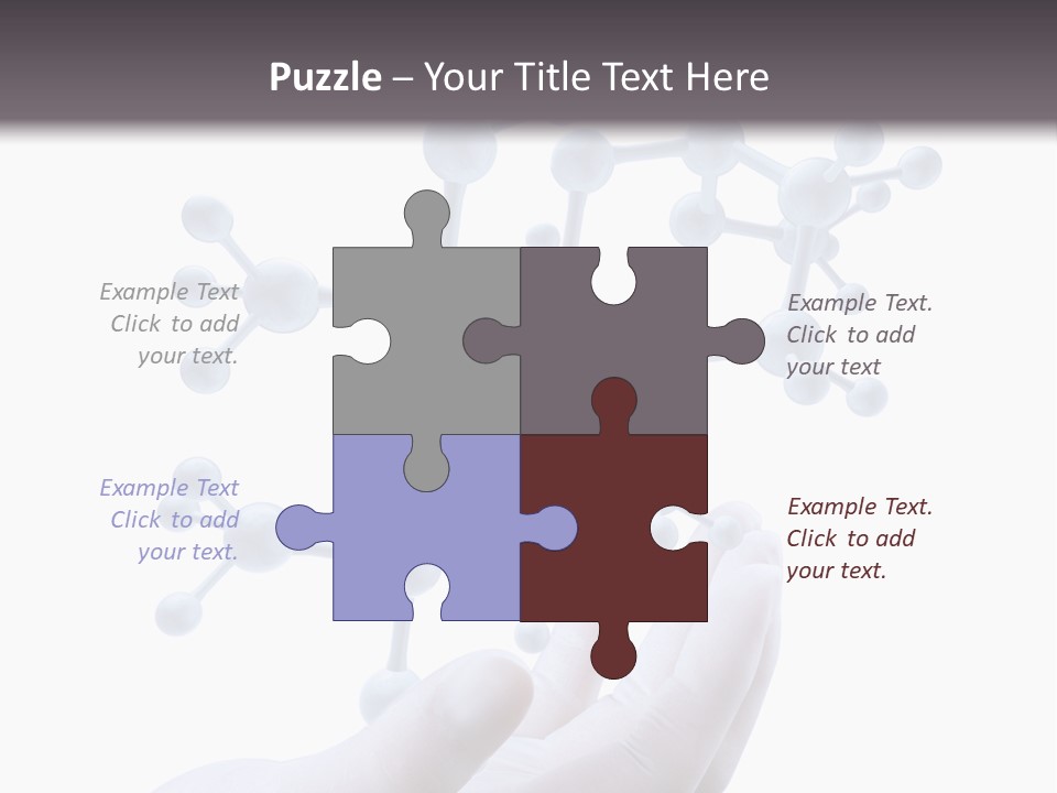 Virtual Biology White Collar Worker PowerPoint Template