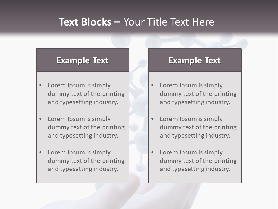 Virtual Biology White Collar Worker PowerPoint Template