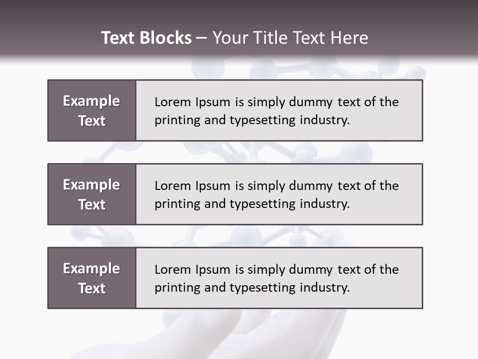 Virtual Biology White Collar Worker PowerPoint Template