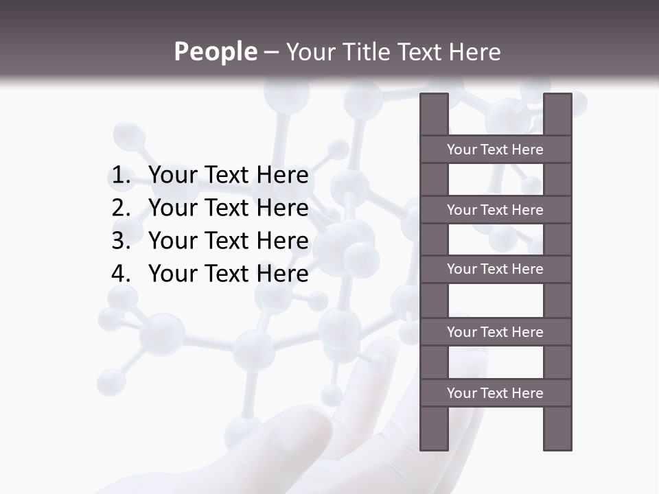 Virtual Biology White Collar Worker PowerPoint Template