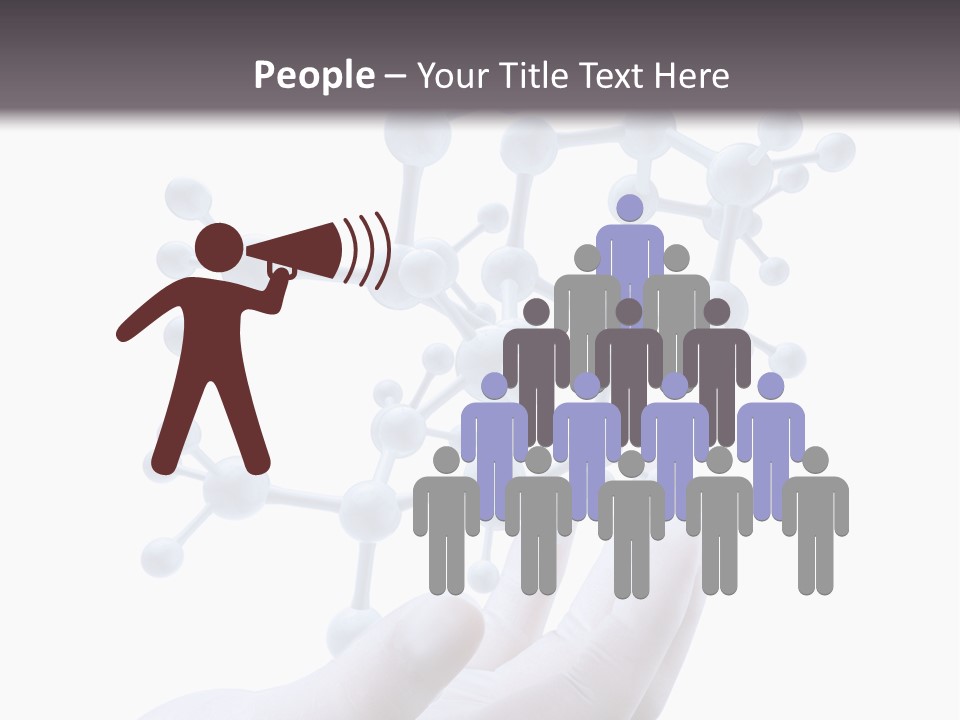 Virtual Biology White Collar Worker PowerPoint Template