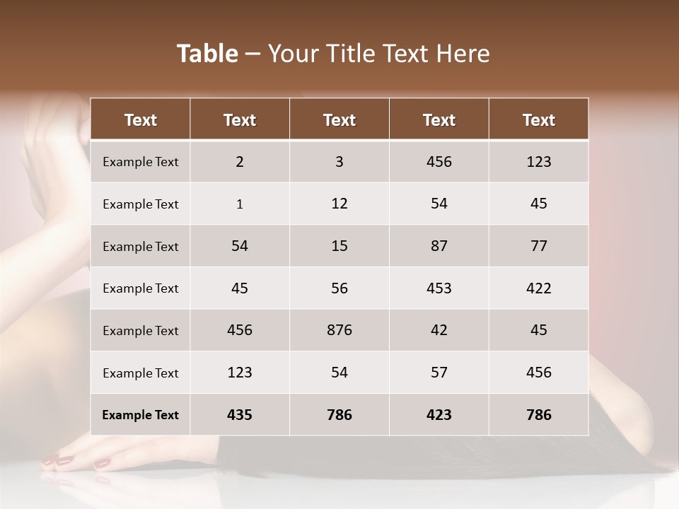 One Makeup Styling PowerPoint Template