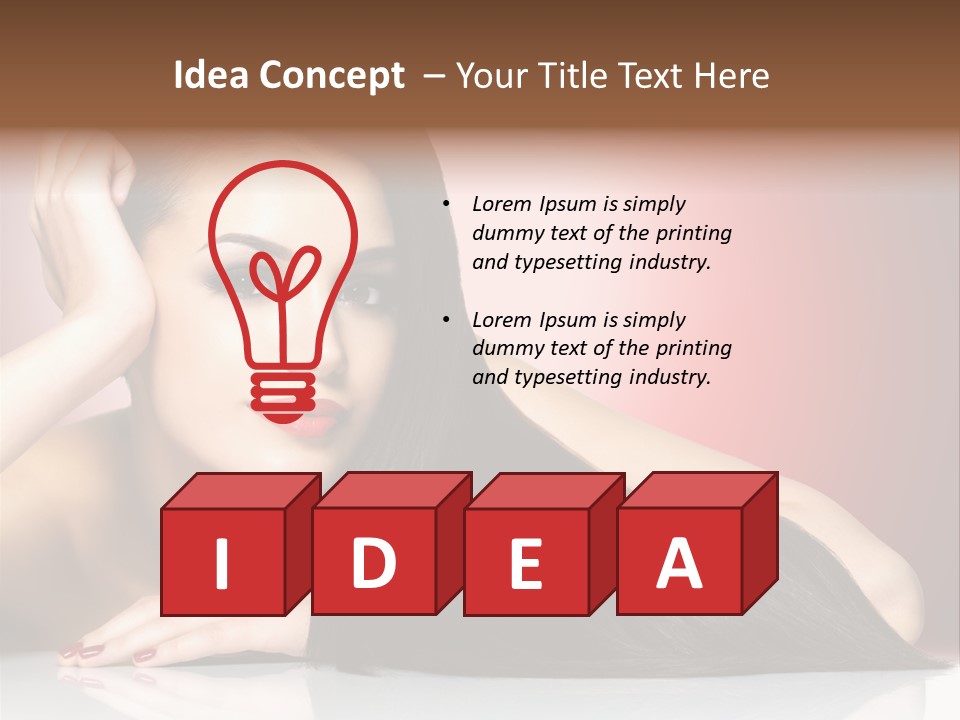 One Makeup Styling PowerPoint Template