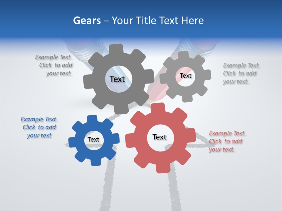 Computer Looking People PowerPoint Template